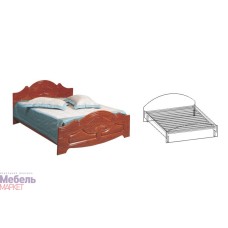 Спальня модульная Арина кровать на 1,6